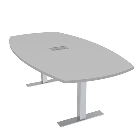 Skutchi Designs 45 in W, 72 in L, 29 in H, Engineered Wood Top, Grey HAR-ABOT-46X72-T-ELEC-XD01